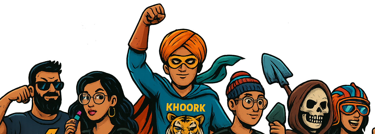 Khoork Characters Strip