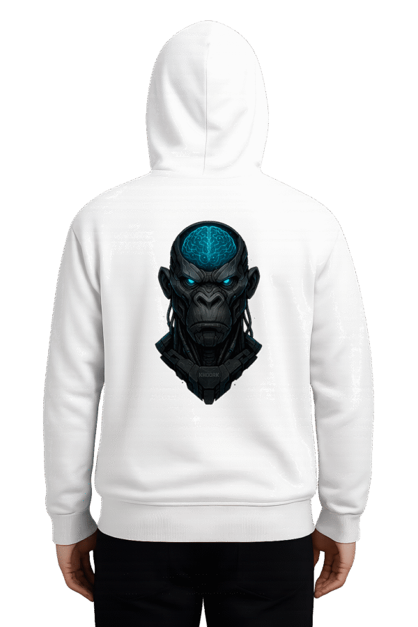 KHOORK – Oversized Hoodie (Front Logo + Back Graphic) - Image 4