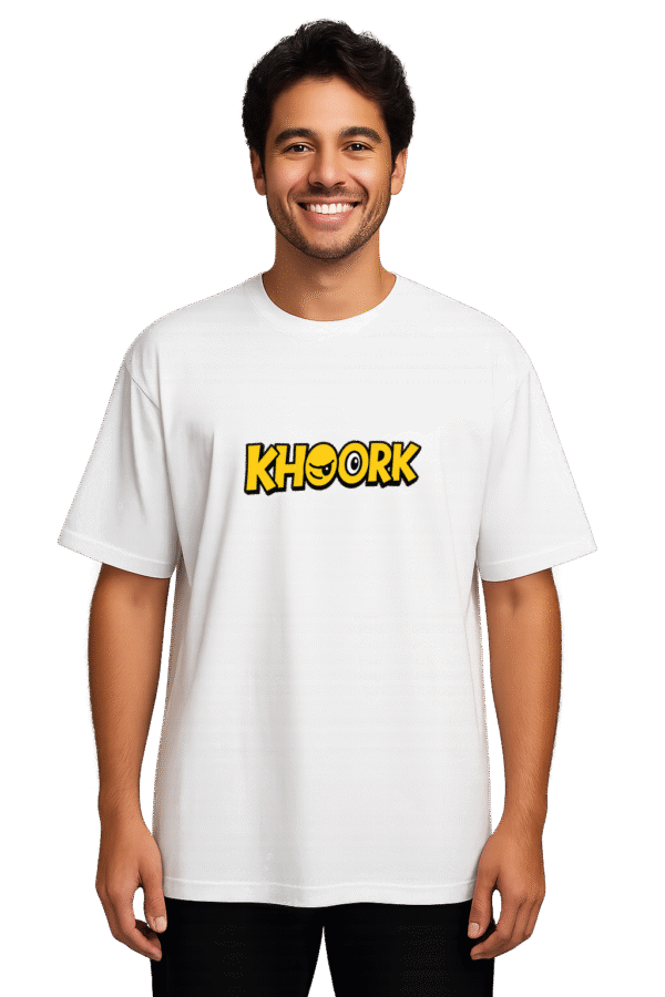 Men Oversized T‑Shirt – Mischievous Eyes