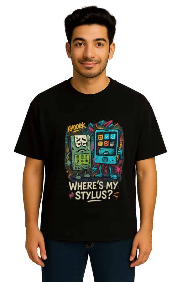 PalmPilot Confused – Men Oversized T-Shirt