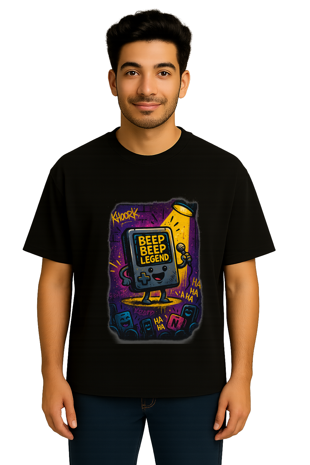 Pager Superstar – Men Oversized T-Shirt