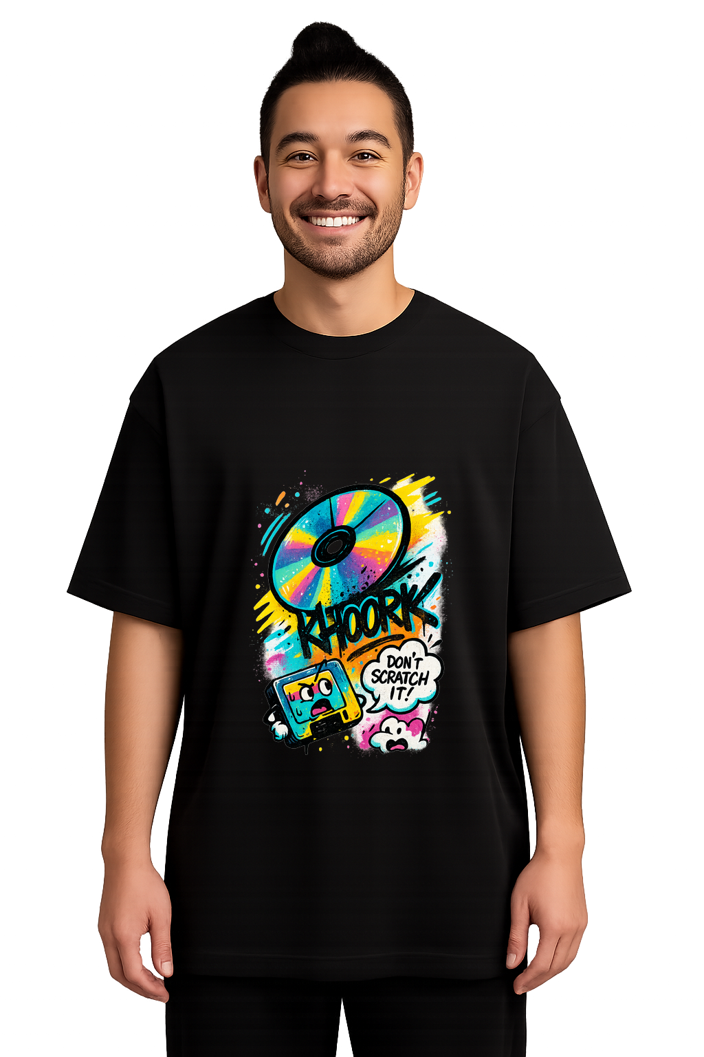CD Frisbee – Men Oversized T-Shirt