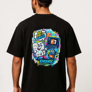 Transparency vs PowerPoint – Men Oversized T‑Shirt