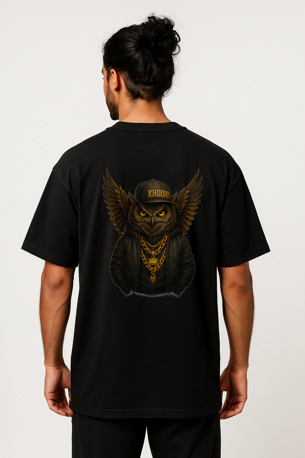 Eagle Streetwear – Men Oversized T-Shirt (Black)