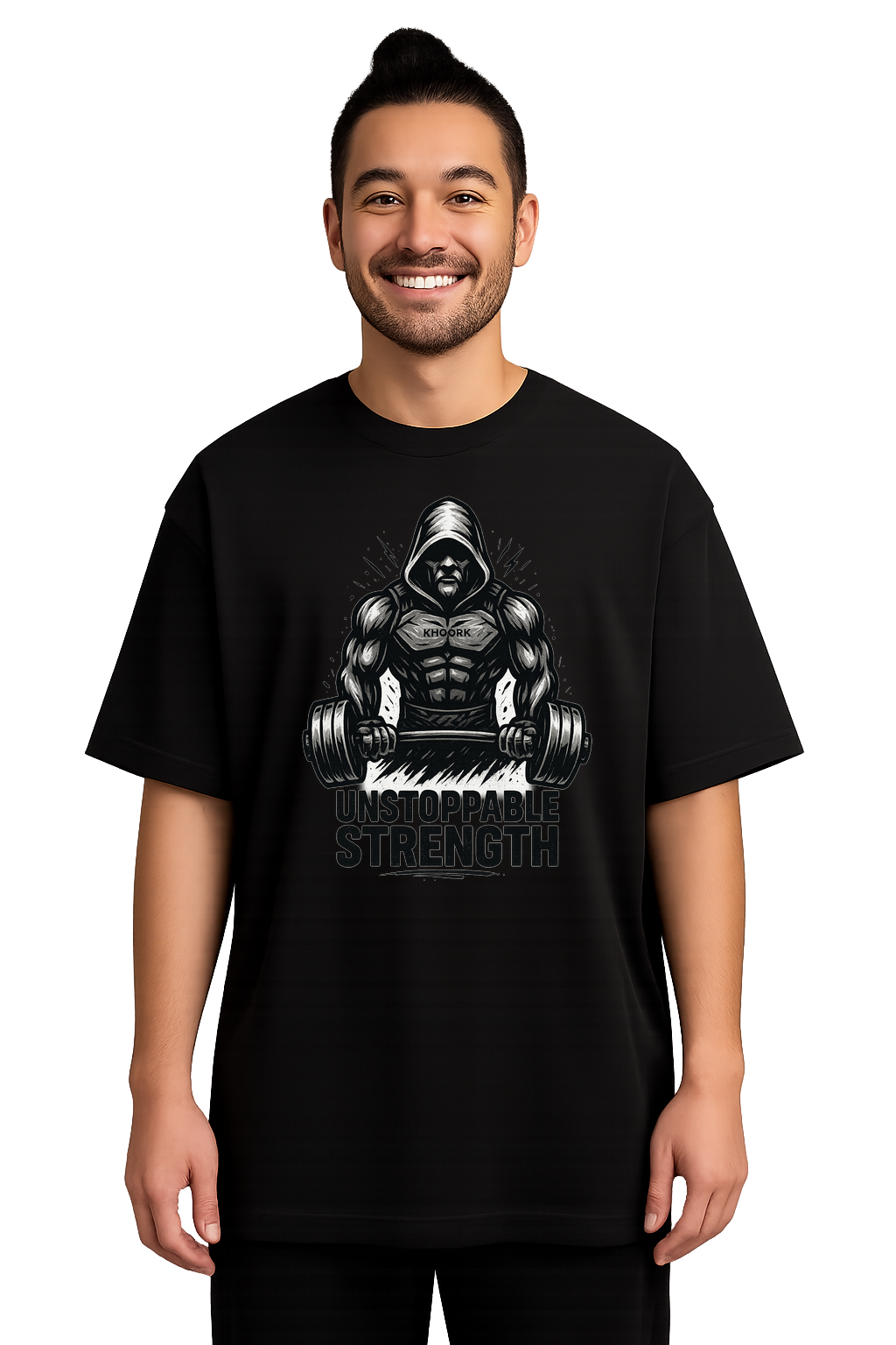 Unstoppable Strength Fist – Gym Oversized Tee