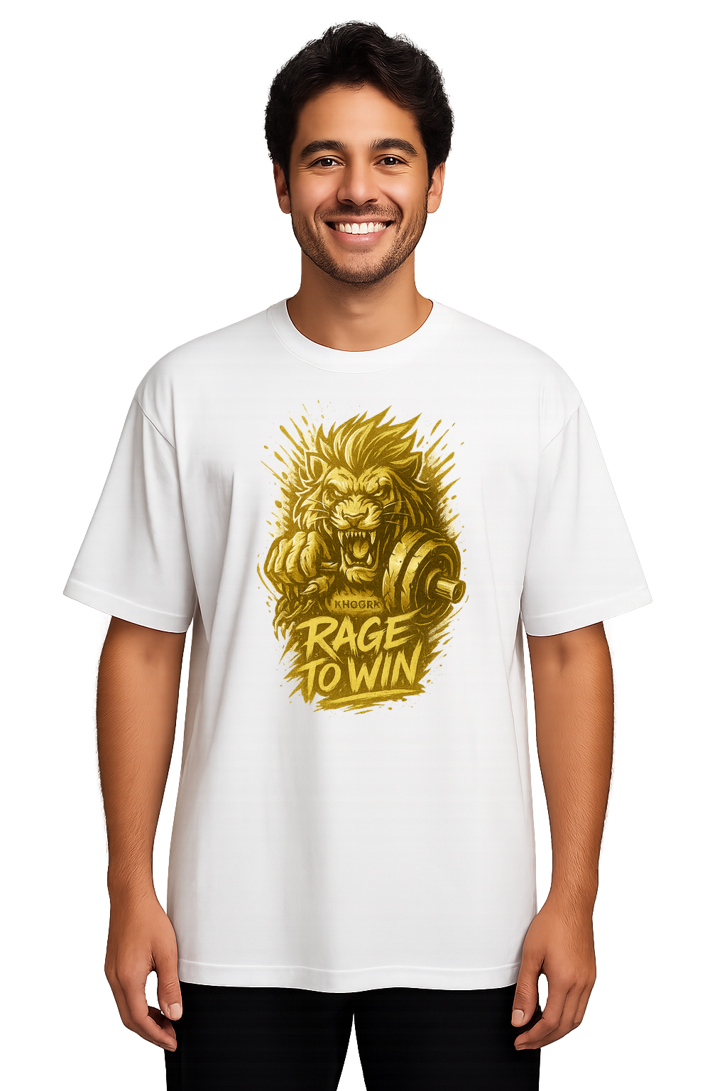 Tiger Rage – Gym Oversized Tee