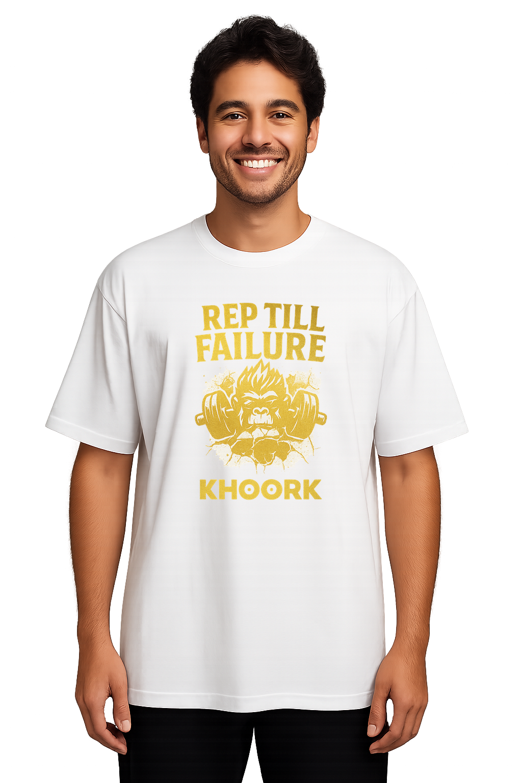 Rep Till Failure – Gym Oversized Tee
