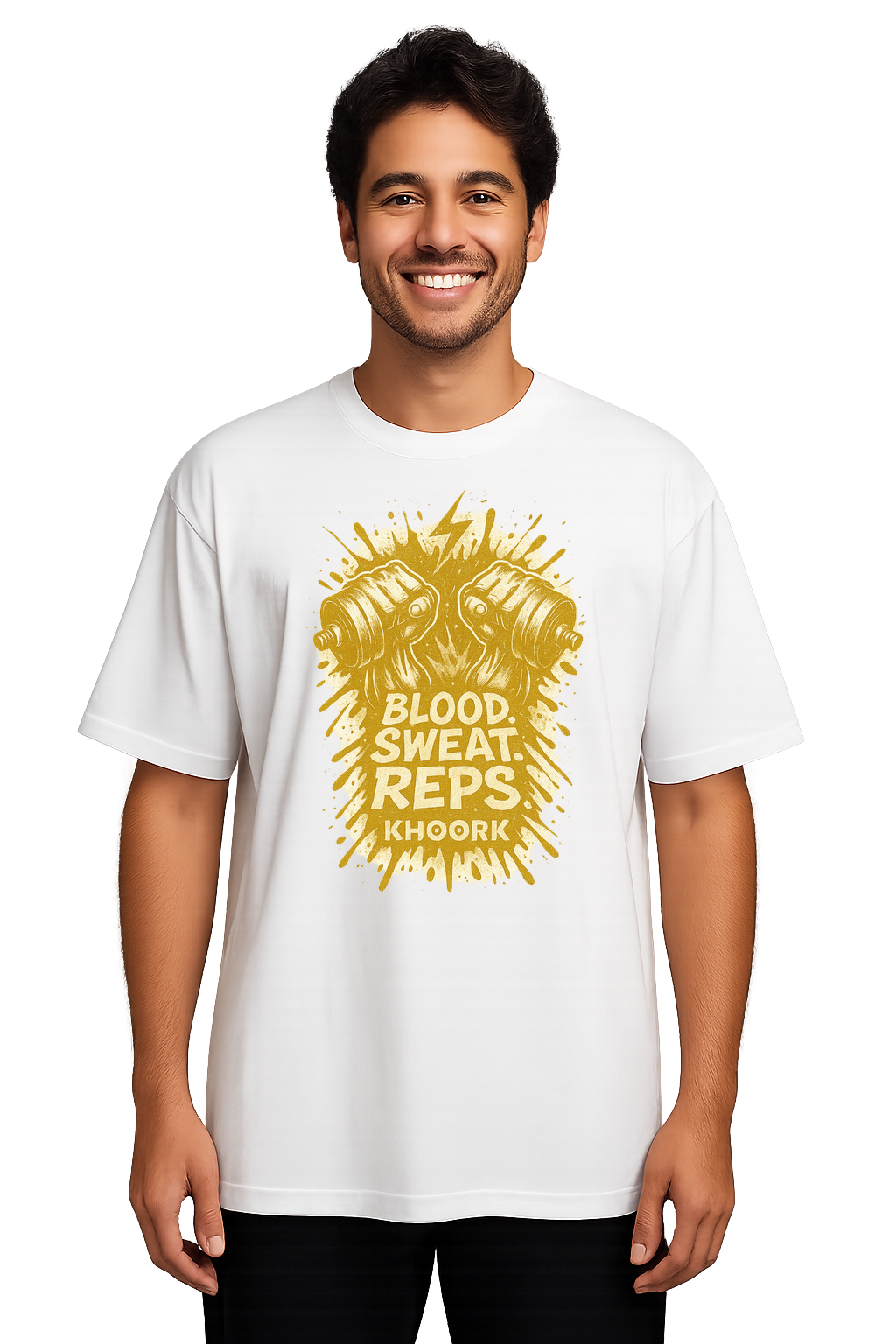 Blood Sweat Reps – Gym Oversized Tee
