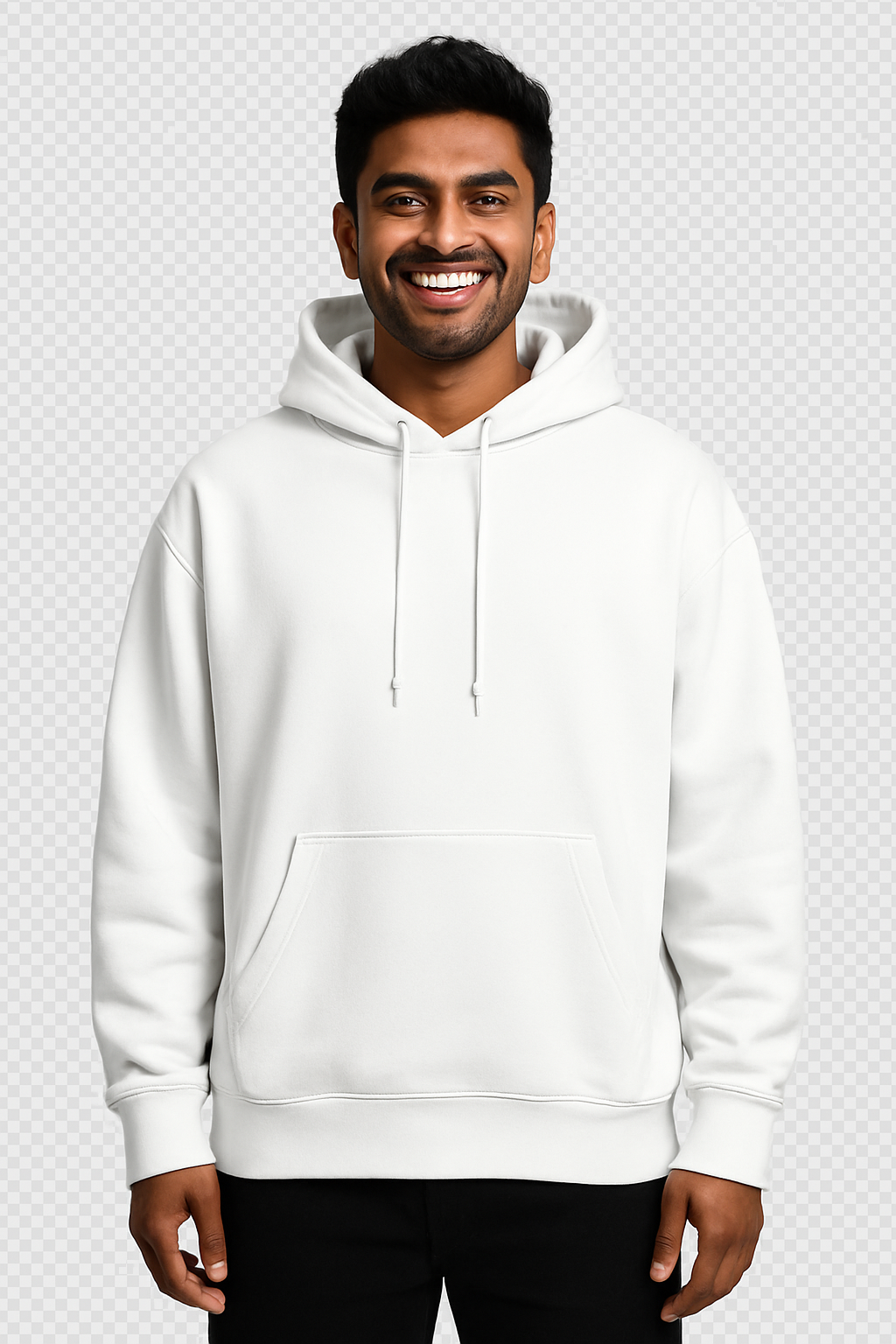 Abstract Bearded Flow Hoodie - Image 2