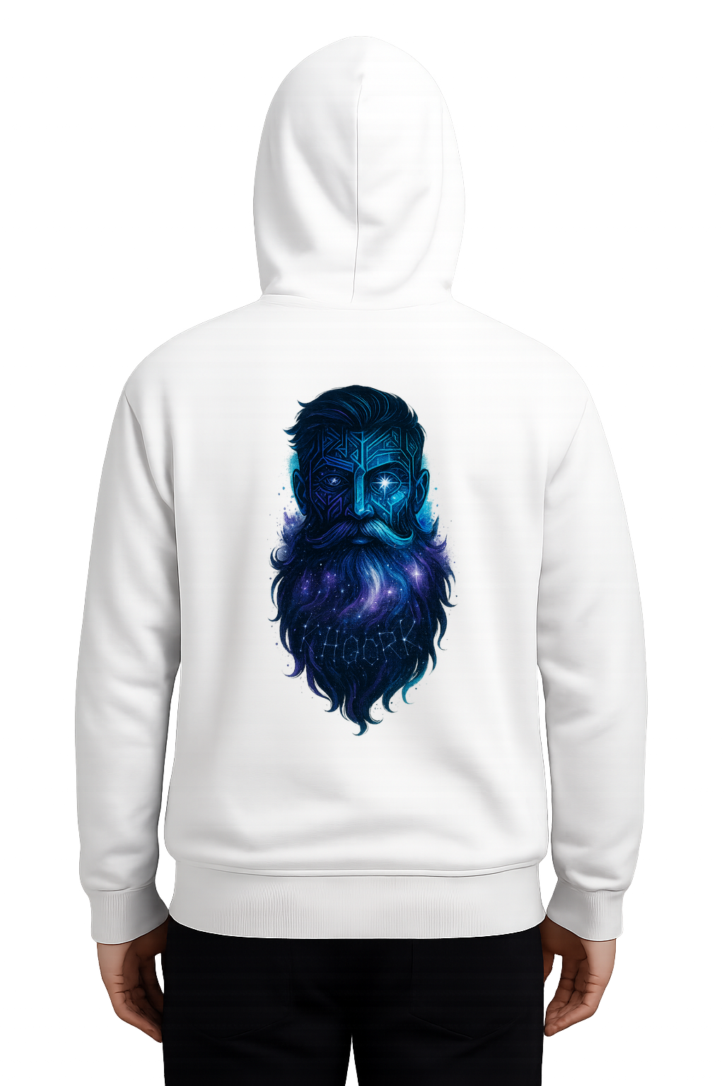 Cosmic Bearded Vision Hoodie