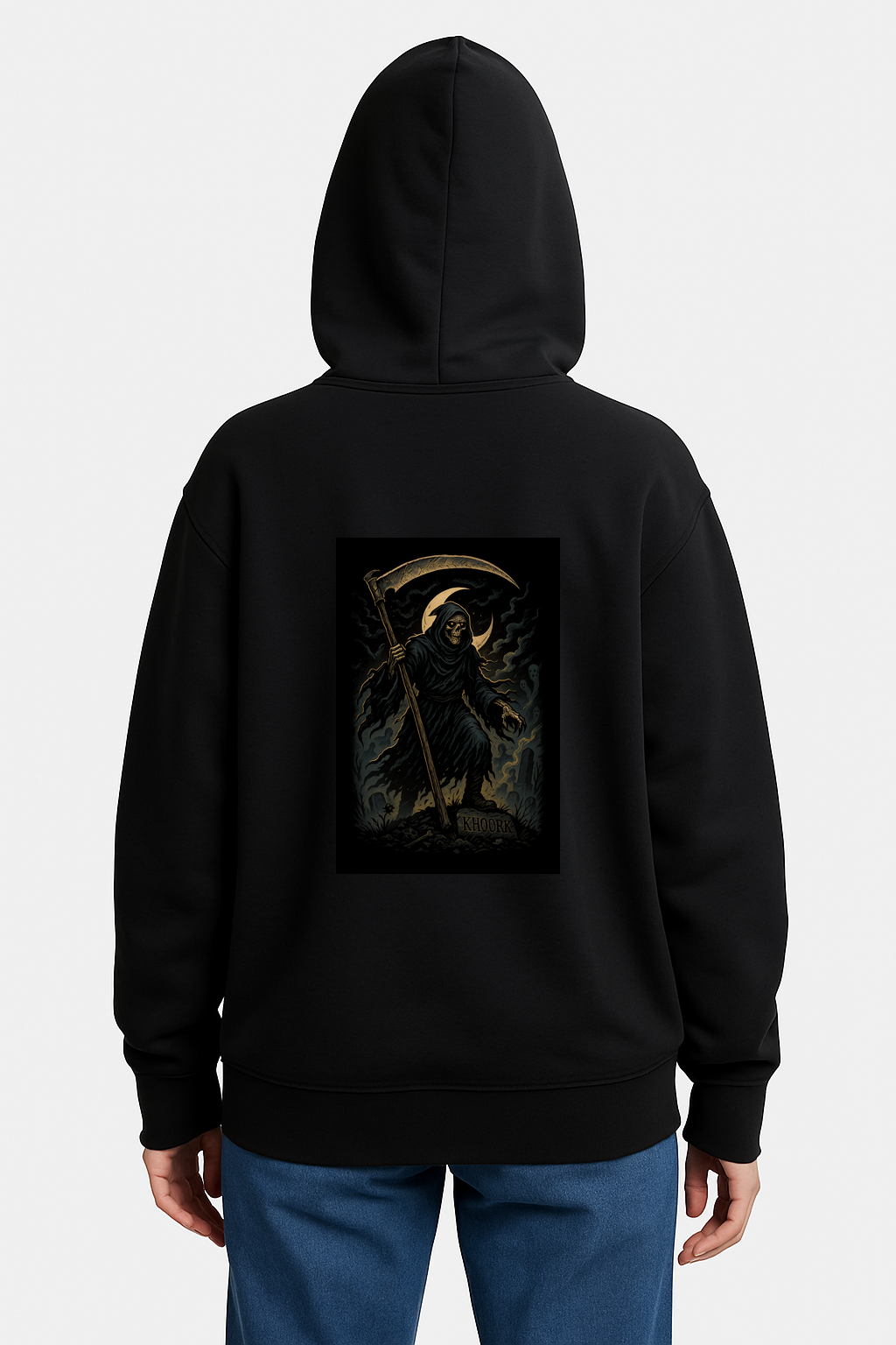 Hoodie – Grim Reaper Eclipse - Image 2