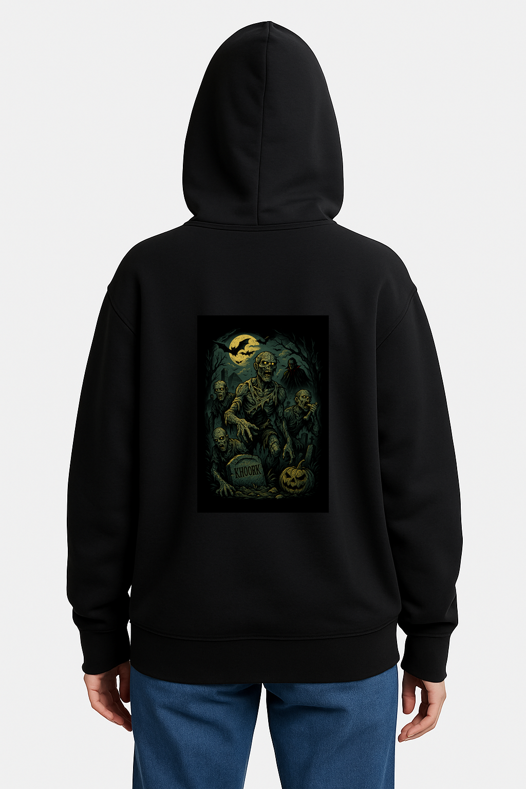Hoodie – Zombie Graveyard Rise - Image 2